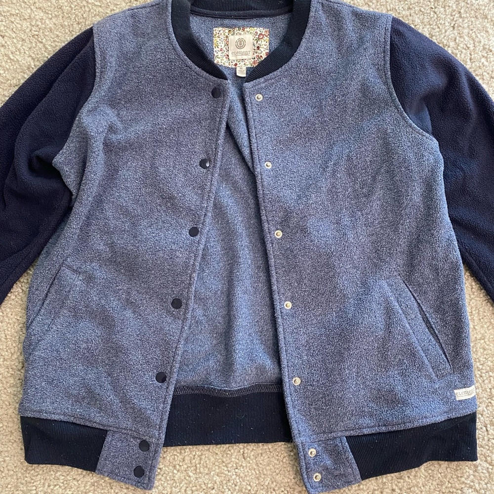 Soft blue “baseball” jacket - Picture 2 of 2
